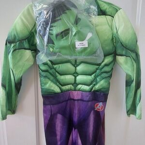 Avenger Green and Purple Superhero Costume for Kids